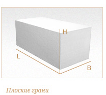 Газобетонный блок ГРАС D300, 600x200x300 мм
