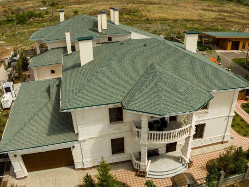 Двухслойная гибкая черепица shinglas Кантри Кантри Онтарио