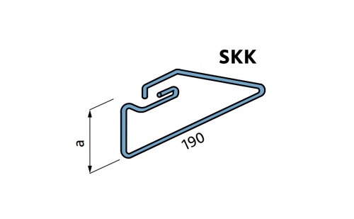 Хомут для кладки на ребро внутрь BAUT SKK 30-45 A2